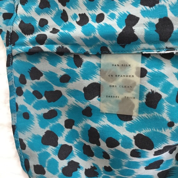 Ann Taylor Silk Animal-inspired Dotted Tank 4P - Picture 5 of 5